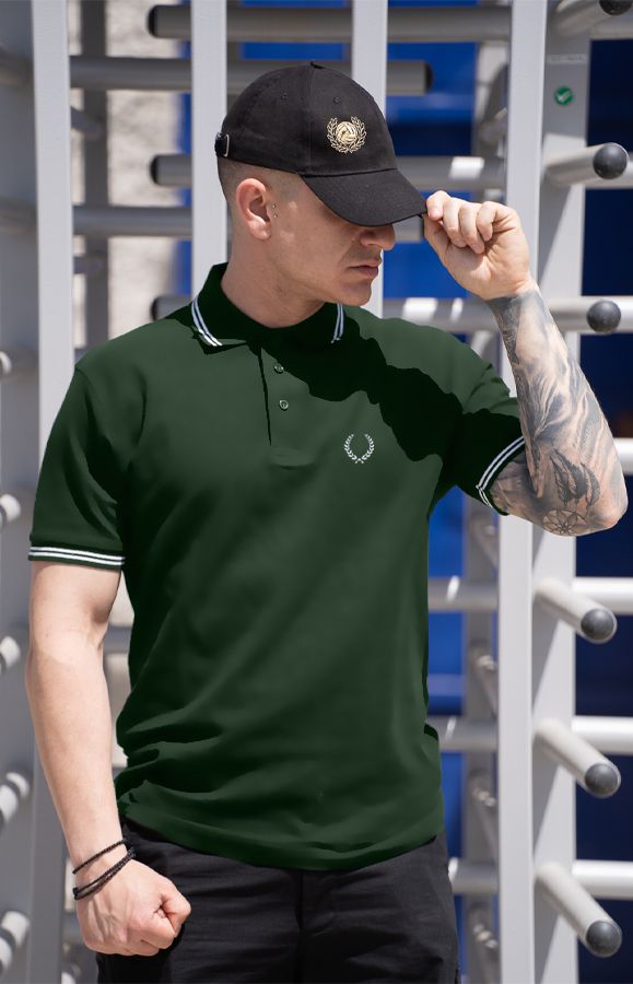 Casual Polo Green Laurel