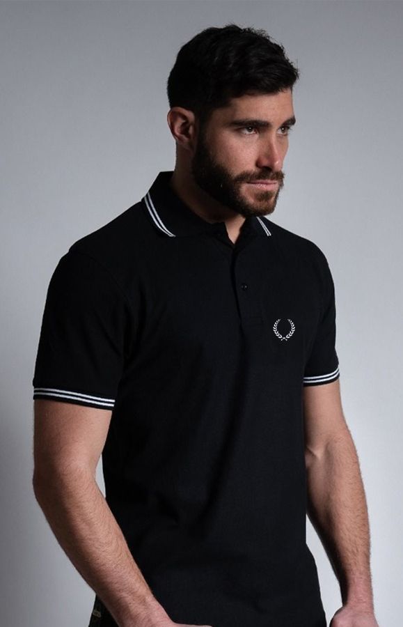 Casual Polo Black Laurel