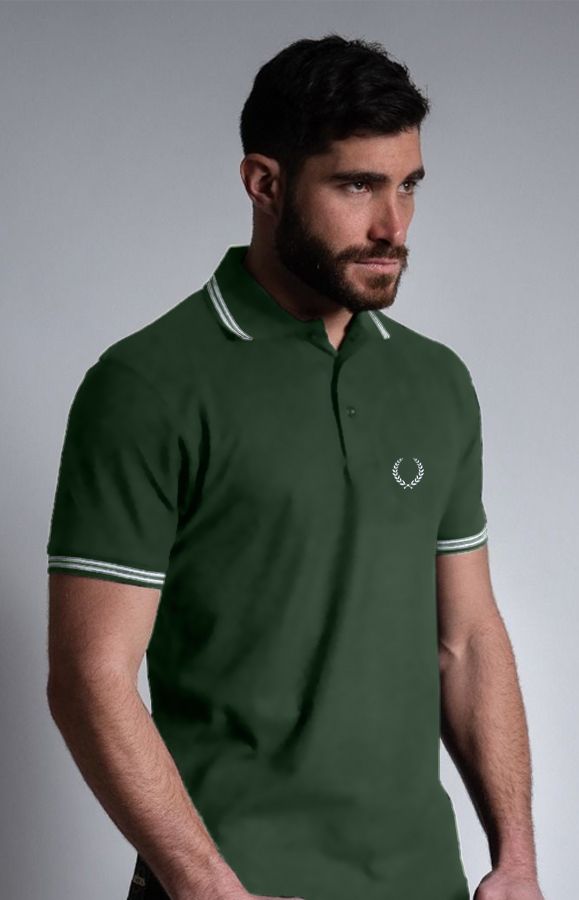 Casual Polo Green Laurel