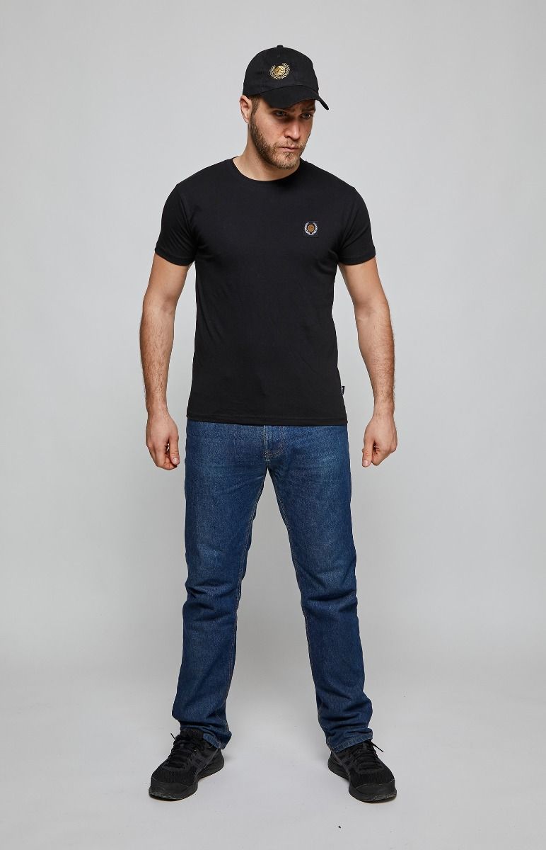 Black T-shirt with AMF Patch